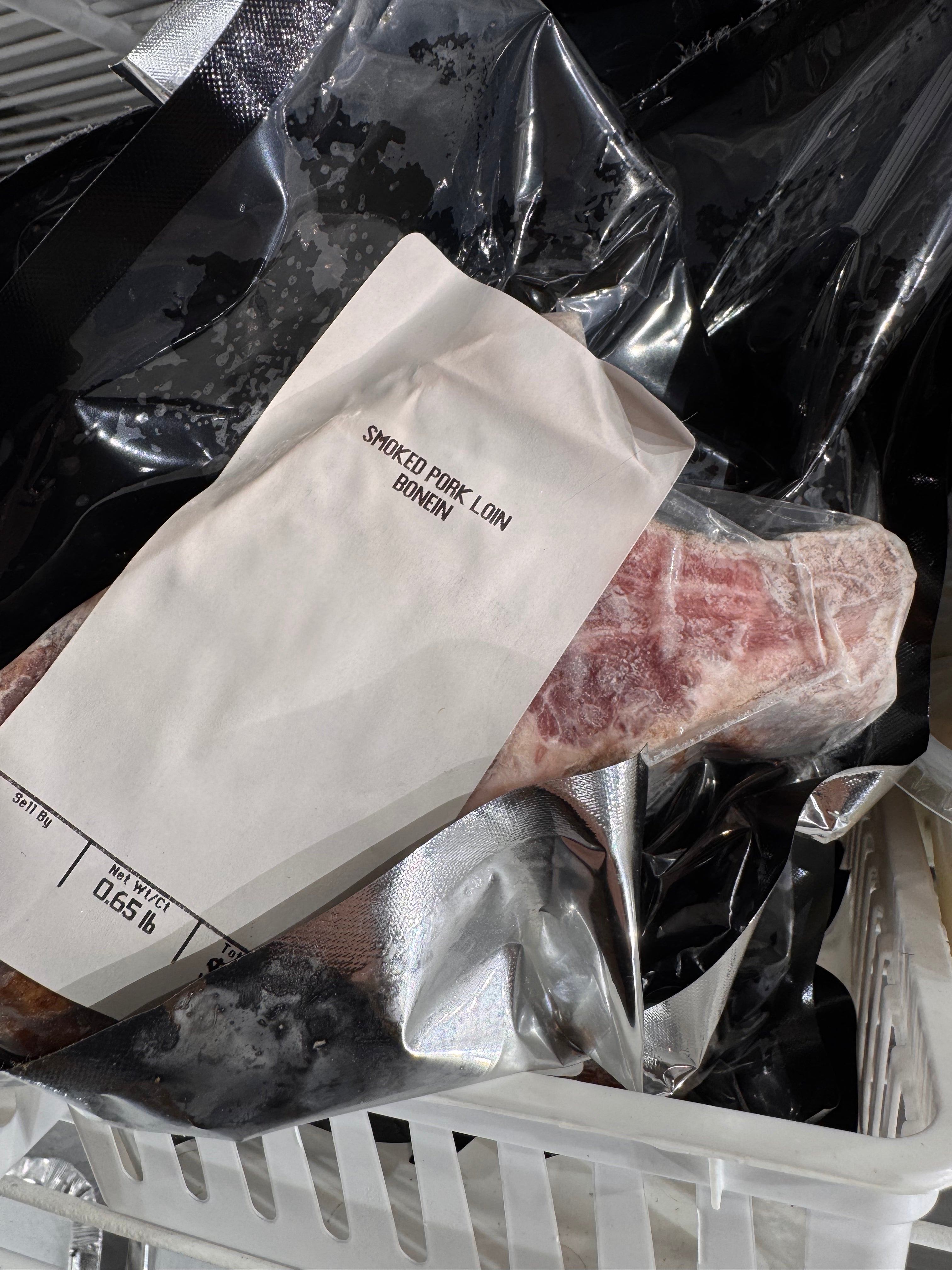 Smoked bone-in Pork Loin
